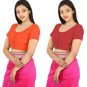 Namita Womens Rubia Cotton Solid Half Sleeve