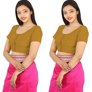 Namita Womens Rubia Cotton Solid Half Sleeve