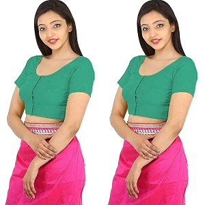 Namita Womens Rubia Cotton Solid Half Sleeve