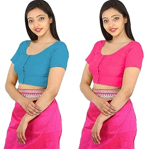 Namita Womens Rubia Cotton Solid Half Sleeve