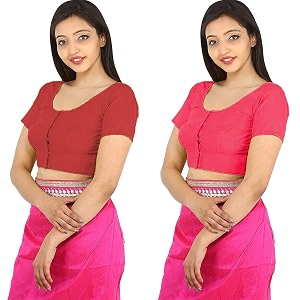 Namita Womens Rubia Cotton Solid Half Sleeve
