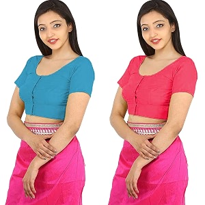 Namita Womens Rubia Cotton Solid Half Sleeve