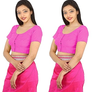 Namita Womens Rubia Cotton Solid Half Sleeve