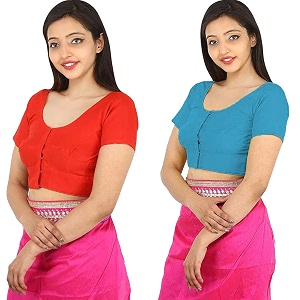Namita Womens Rubia Cotton Solid Half Sleeve