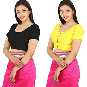 Namita Womens Rubia Cotton Solid Half Sleeve