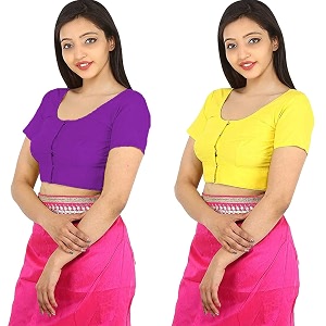 Namita Womens Rubia Cotton Solid Half Sleeve