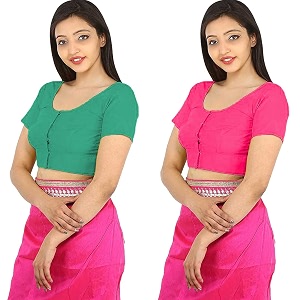 Namita Womens Rubia Cotton Solid Half Sleeve