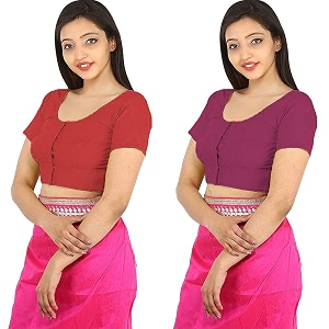 Namita Womens Rubia Cotton Solid Half Sleeve