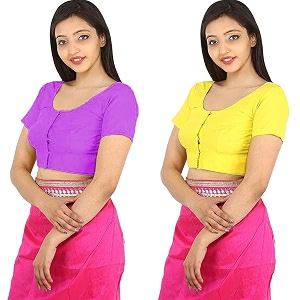 Namita Womens Rubia Cotton Solid Half Sleeve