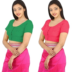 Namita Womens Rubia Cotton Solid Half Sleeve