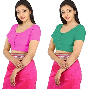 Namita Womens Rubia Cotton Solid Half Sleeve