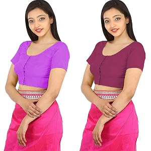 Namita Womens Rubia Cotton Solid Half Sleeve