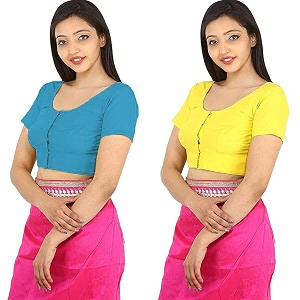 Namita Womens Rubia Cotton Solid Half Sleeve