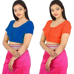 Namita Womens Rubia Cotton Solid Half Sleeve