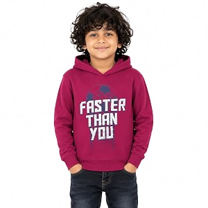 NammaBaby Baby Boys Polyester Blend Hooded Sweatshirt