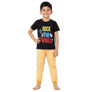 NammaBaby Boys Cotton Printed Premium Half Sleeves
