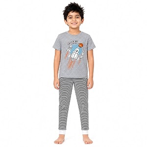NammaBaby Boys Cotton Printed Premium Half Sleeves