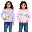 NammaBaby Girls Cotton Round Neck Sweatshirt