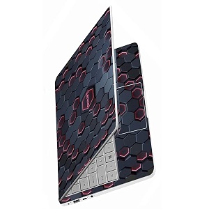 full body laptop skins sticker laminated hd quality vinyl fits upto 156 inches compatible with dell lenovo acer hp asus -lnv3 pack of 1