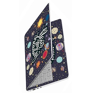 full body laptop skins sticker laminated hd quality vinyl fits upto 156 inches compatible with dell lenovo acer hp asus -learning quote-self-adhesive