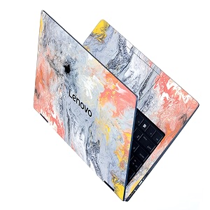 full body laptop skins sticker laminated vinyl fits upto 156 inches compatible with dell lenovo acer hp asus -lnv marble5