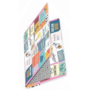 full body laptop skins sticker laminated hd quality vinyl fits upto 156 inches compatible with dell lenovo acer hp asus -sticky notes-self-adhesive