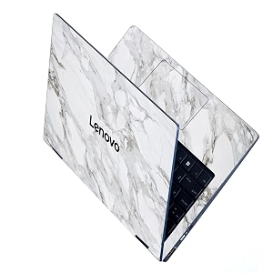 full body laptop skins sticker laminated hd quality vinyl fits upto 156 inches compatible with dell lenovo acer hp asus -lnv marble1-self-adhesive