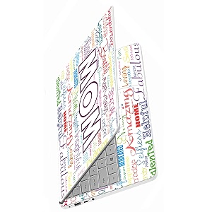full body laptop skins sticker laminated hd quality vinyl fits upto 156 inches compatible with dell lenovo acer hp asus -typography mom-self-adhesive