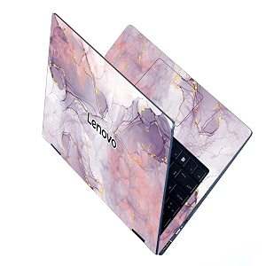 full body laptop skins sticker laminated hd quality vinyl fits upto 156 inches compatible with dell lenovo acer hp asus -lnv marble3-self-adhesive