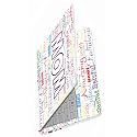 Full Body Laptop Skins Sticker Laminated HD Quality Vinyl fits Upto 15.6 inches Compatible with Dell, Lenovo, Acer, HP, Asus -Typography MOM-Self-Adhesive