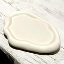 Handcrafted White Concrete Leaf-Shaped Trinket Tray | Multipurpose Jewelry &amp; Accessory Organizer | Elegant Decorative Home Décor Accent