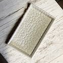 Handcrafted White Concrete Leaf-Shaped Trinket Tray | Multipurpose Jewelry &amp; Accessory Organizer | Elegant Decorative Home Décor Accent