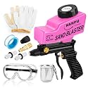 NANPU Light-Duty Air Sandblaster Gun Kit with Gravity Feed, Ceramic Nozzle