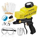 NANPU Light-Duty Air Sandblaster Gun Kit with Gravity Feed, Ceramic Nozzle