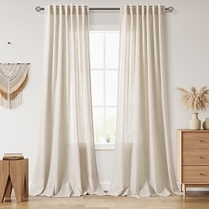 Nanspring 102 Inch Long Curtains for Living