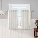 Linen Short Curtains W29xL45 Inch Long for