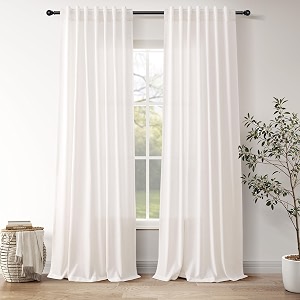 Ivory White Curtains 96 Inches Long 2