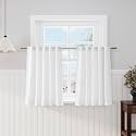 Nanspring White Kitchen Curtains 36 Inch Length