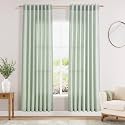 Nanspring Linen Curtains 72 Inch Long 6ft