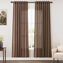 Linen Curtains 72 Inch for Living Room