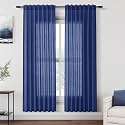 Linen Curtains 72 Inch Long for Living