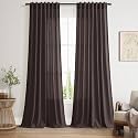 Nanspring Cocoa Coffee Linen Blend Light Filtering