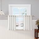Nanspring Cream Linen Cafe Curtains 30 Inch