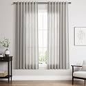 Linen Curtains 63 Inch Long for Living