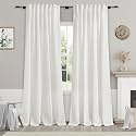 Nanspring Linen Curtains 84 Inch Length 2