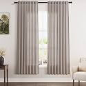 Linen Curtains 72 Inch for Living Room