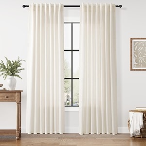 Linen Curtains 84 Inch Long for Living