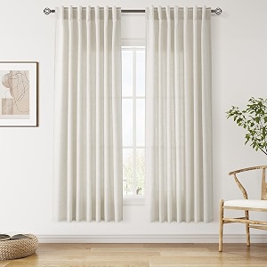 Linen Curtains 72 Inch Long for Living