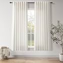 Linen Curtains 63 Inch for Living Room