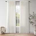 Nanspring Linen Curtains 84 Inch for Living